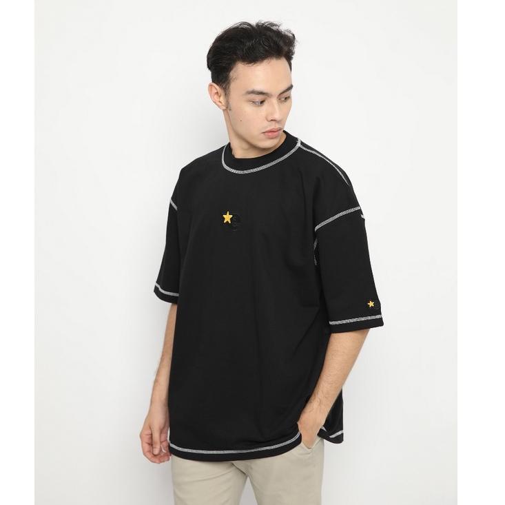 MoY/ Erigo T-Shirt Oversize Moura Black |Hadir.Lagi