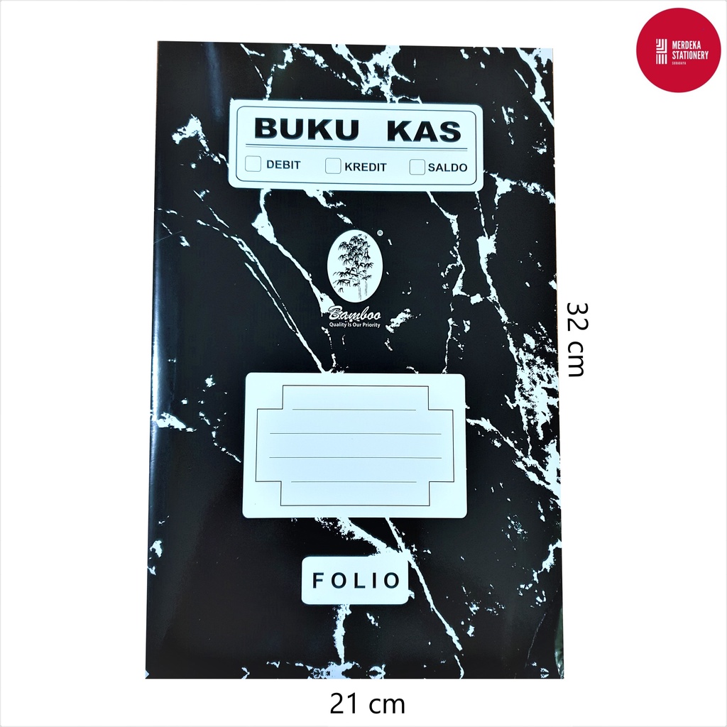 

Buku Kas/Keuangan/Akutansi/Ekonomi Debit Kredit Saldo Bamboo Folio 70 Lembar
