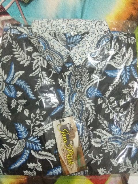 Kemeja Batik Pria Lengan Panjang Pekalongan Motif Terlaris Ready Seragam