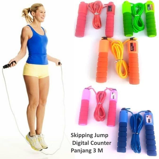 Skipping Lompat Tali Kansen Loncat Tali Digital Jump Rope Lompat Tali Speeds