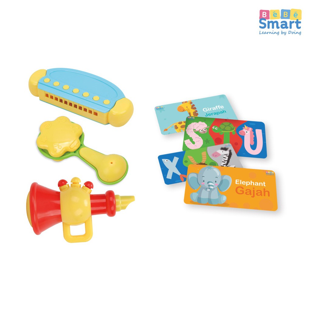 Castle - Bebe Smart Rattles &amp; Flash Card - Mainan Anak