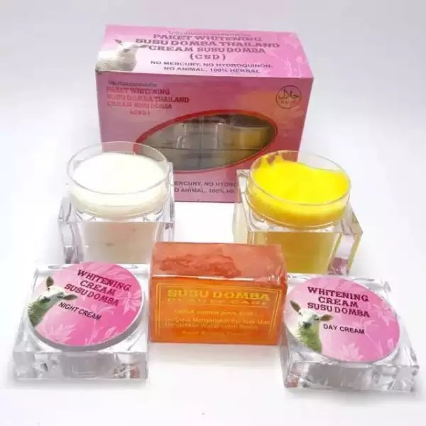 Shasa shop-PAKET CREAM WHITENING SUSU DOMBA THAILAND CSD(15gr)