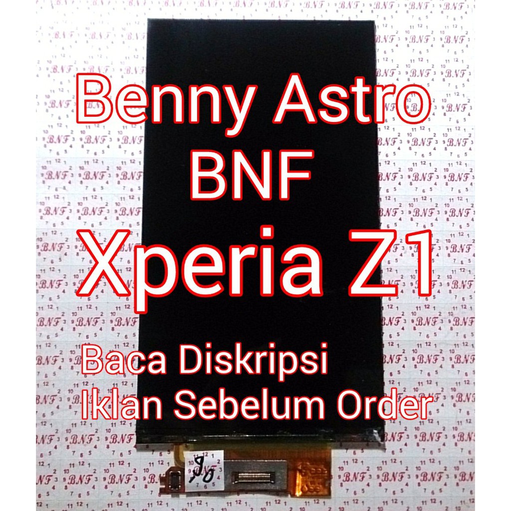 Original LCD only - Sony Xperia Z1 - C6902 - C6903 - SO-01F - Docomo.