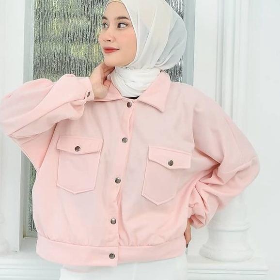 ❉ Mvp - Olin button - Jaket Wanita Kekinian ✬
