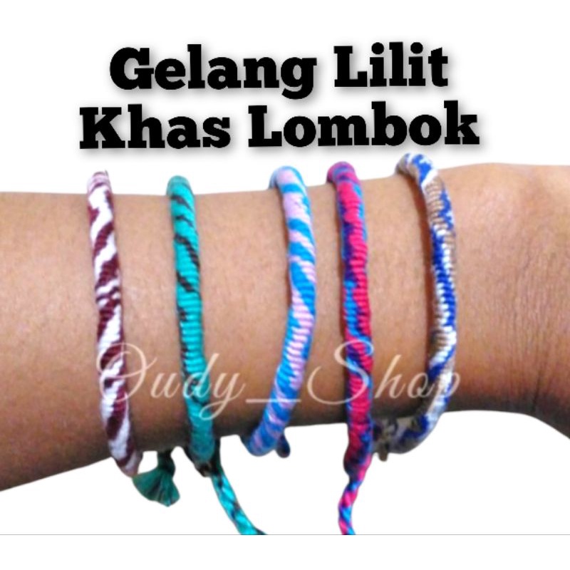 Gelang Lilit Ikat Etnik Lombok Gelang Pendaki Gunung