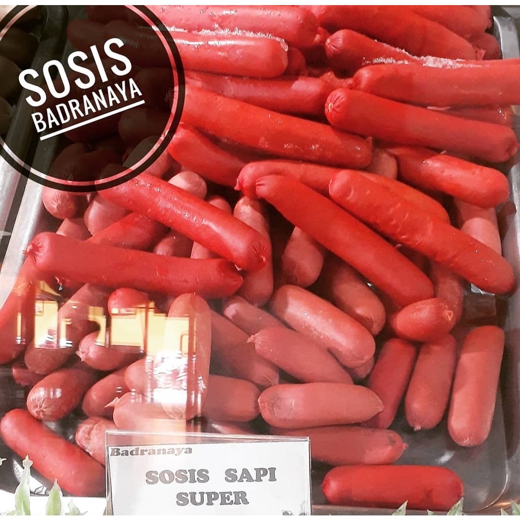 

SOSIS SAPI SUPER 1 KG BADRANAYA BANDUNG BEST SELLER PROMO HOT SALE SUKI SHABU2 STEAMBOAT SAUCE LEZAT