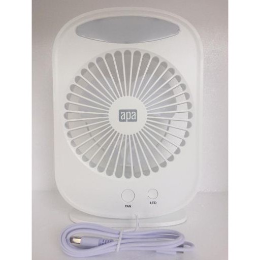 APA EMERGENCY LAMP WITH FAN UKURAN SEDANG LAMPU DAN KIPAS