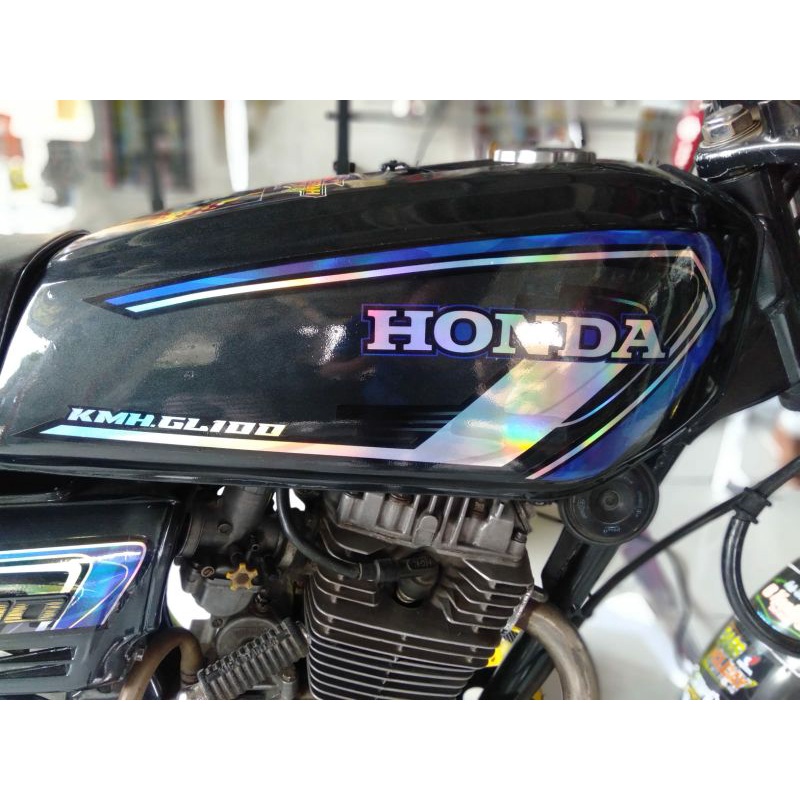 striping HONDA GL100 hologram TERLARIS