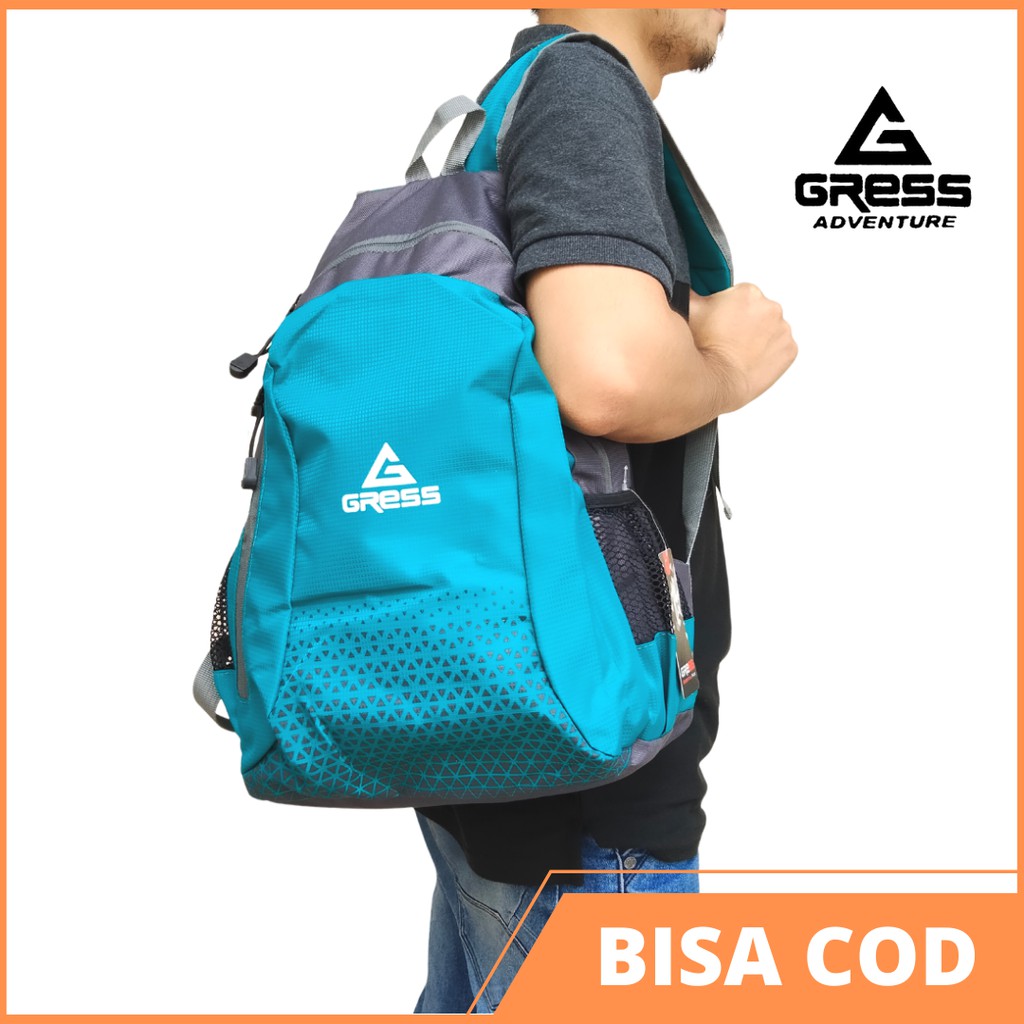 Tas Ransel Pria Sport, Tas Punggung Pria Gress Adventure Original GRESS 03