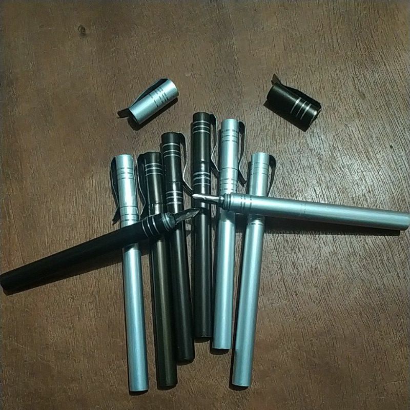 

pena tutul pen tutul pentul pen celup alumunium (sudah termasuk mata pena bolong tengah Asahan pabrik)