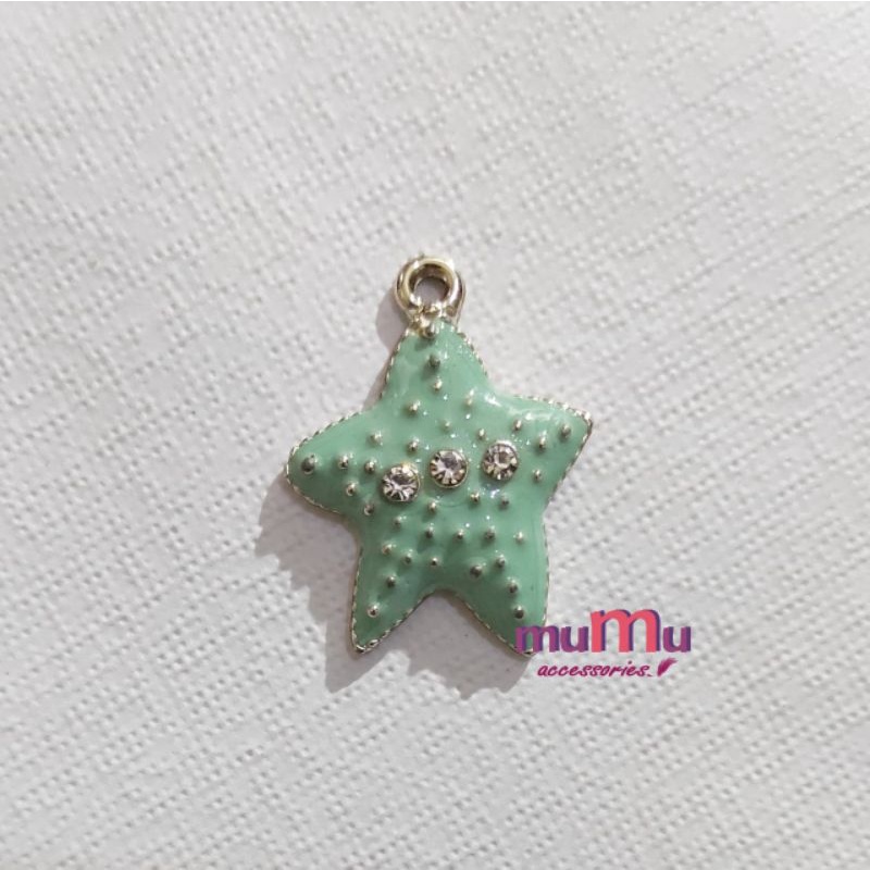 Charm enamel bintang laut / starfish