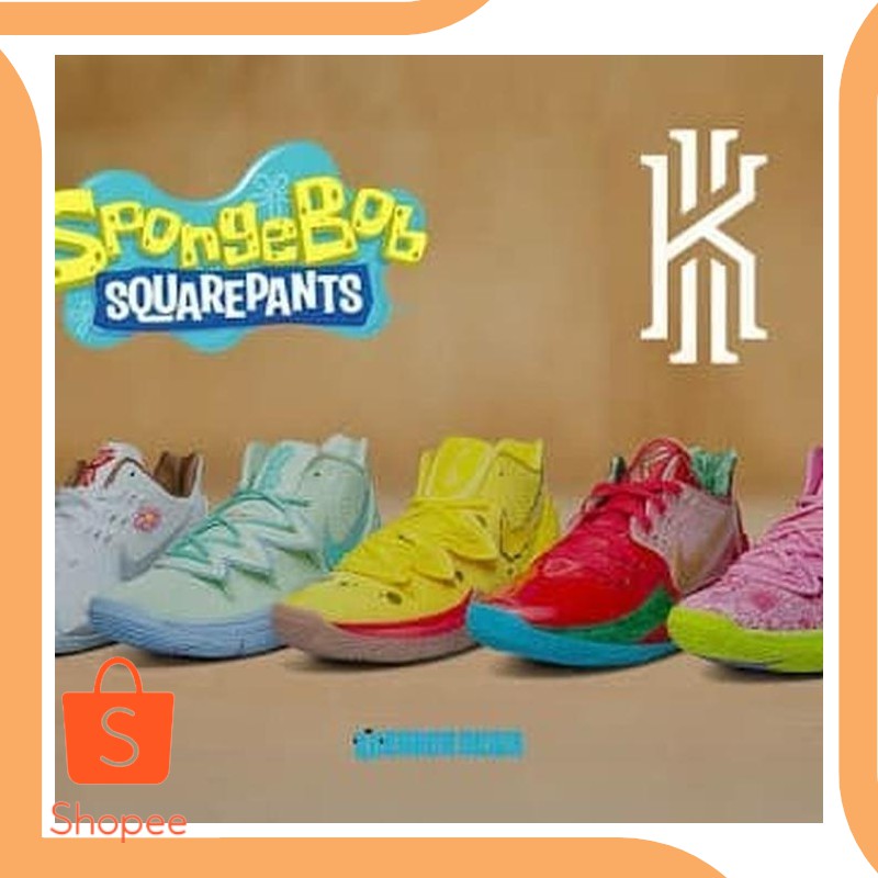 Jual sparepart Sepatu Basket Nike Kyrie Irving Spongebob Edition Man Murah  Diskon