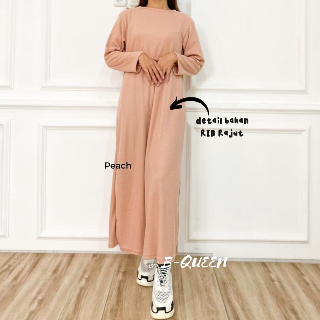 GAMIS RAJUT TURTLENECK / DRESS MUSLIM RAJUT LENGAN PANJANG / INNER DRESS WANITA/ KNIT DRESS