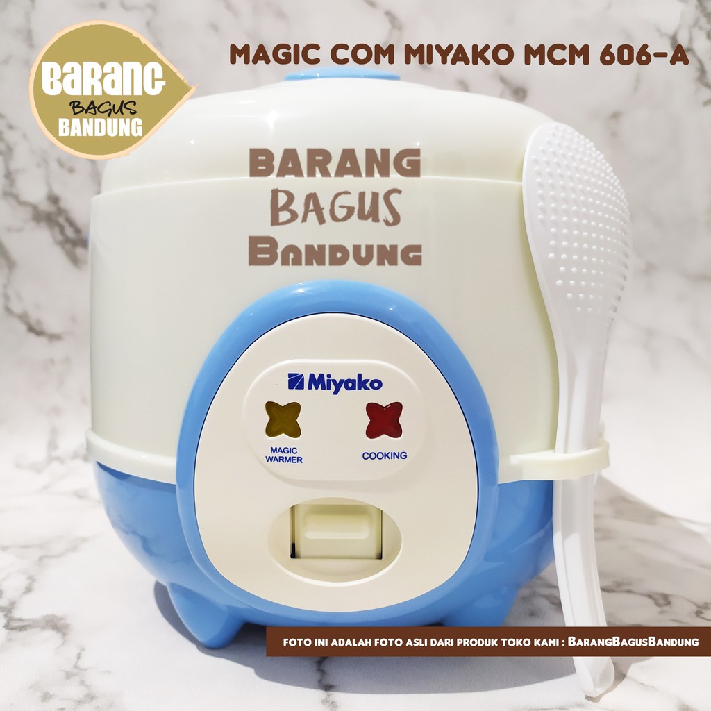 Magic com Miyako MCM 606A. Rice Cooker/Penanak Nasi 0,63L