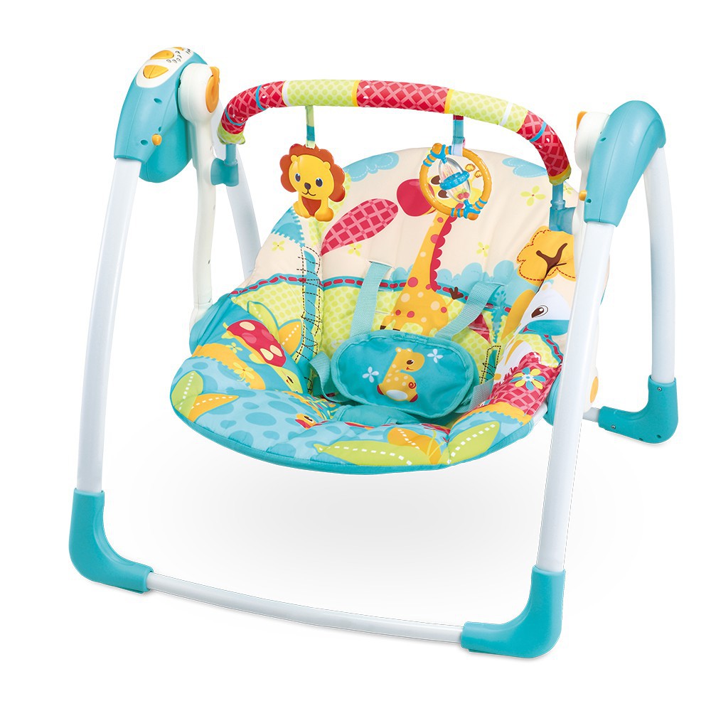 Mastela Deluxe Portable Baby Swing Bouncer Bayi Blue Biru 6579