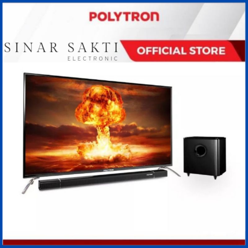 TV LED digital Polytron 40 inch PLD 40BS8953 40bs8953 free Soundbar - Garansi Resmi
