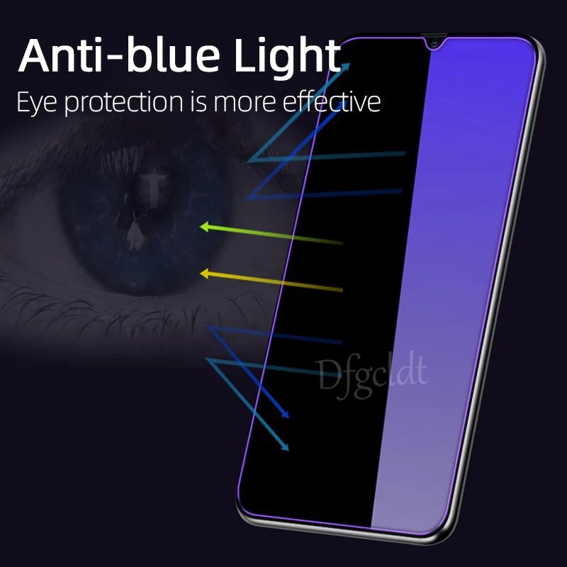 2in1- Tempered Glass TG Anti Blue Light Radiasi Vivo S1 2019 Screen Protector Full Layar Premium