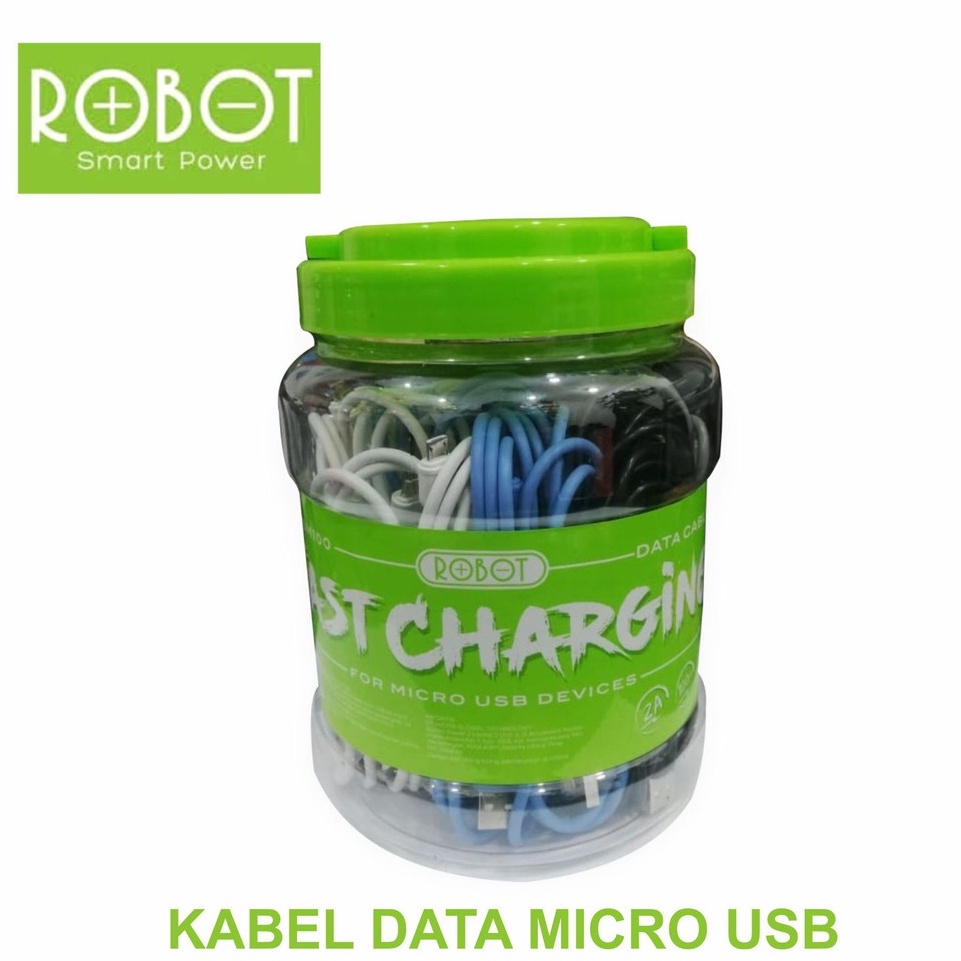 Kabel Data Robot RBM100 Original Support Fast Charging Micro USB