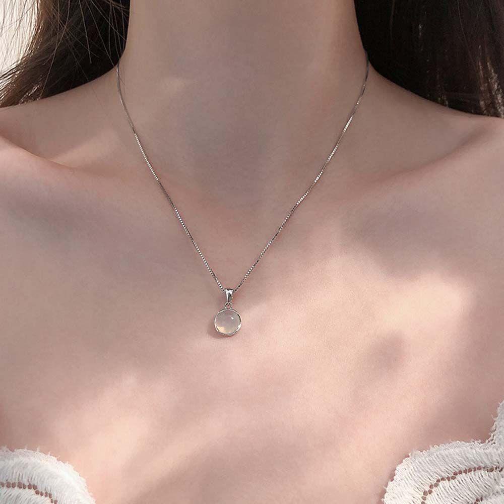 Kalung Choker Bahan Tembaga Hias Kristal Buatan Gaya Korea Untuk Wanita