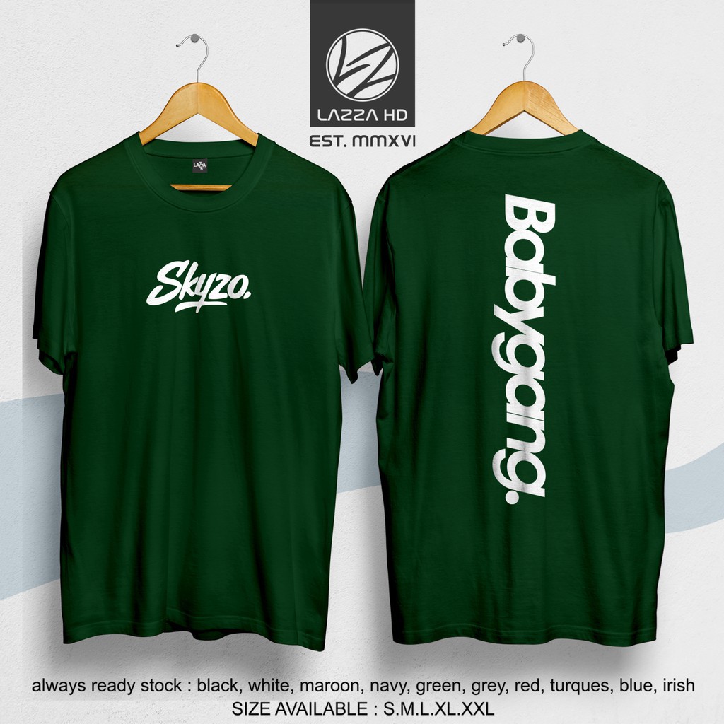 Kaos / Baju / Tshirt Distro Skyzo BabyGang Baby Gang Terlaris Termurah -sm