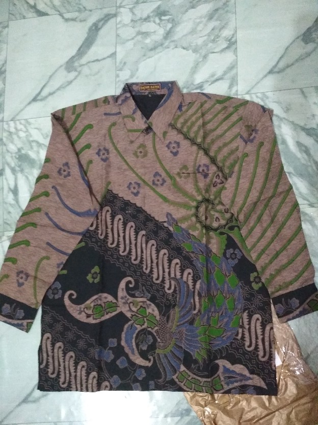 Parang Lintang 2 Kemeja Batik Pria Lengan Panjang Pendek Baju Batik Pria Lengan Panjang Hem Batik