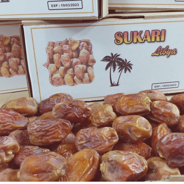 

kurma shoidi / sukari libya 500gr / kemasan toples dan dus