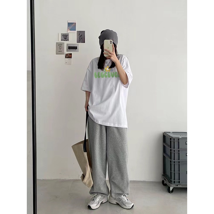 korean style baju oversize wanita murah/baju atasan wanita /atasan wanita warna putih/T-shirt hitam/S-L/ Rearrange and Combine Popular Elements Korean Style/baju atasan wanita korean style/Big size print kaos wanita tshirt atasan top korea