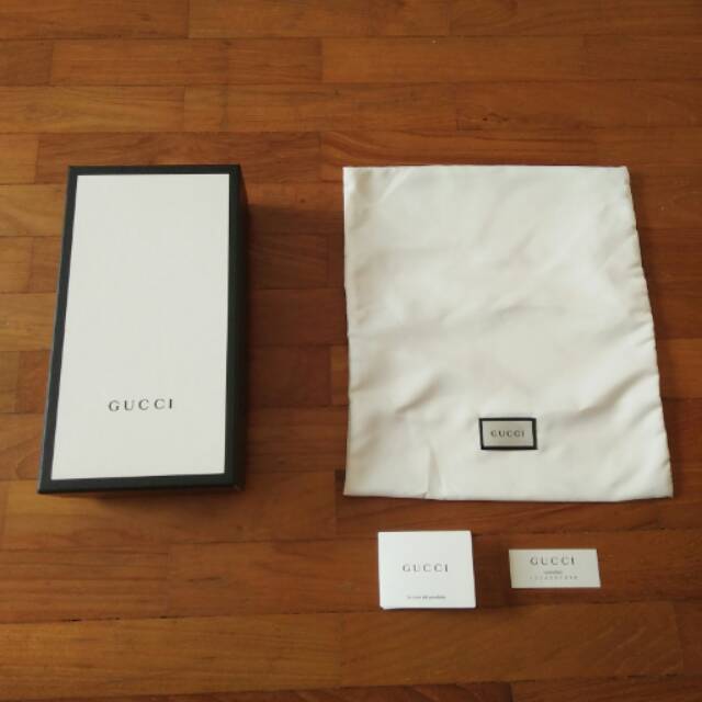 Gucci Original box dustbag wallet dust bag authentic