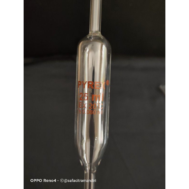 Pipet Volume / Pipet Gondok 25ml , 50ml Pyrex