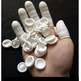 NATURAL RUBBER FINGER COTS / FINGER COAT LATEX / FINGER COTS LATEX