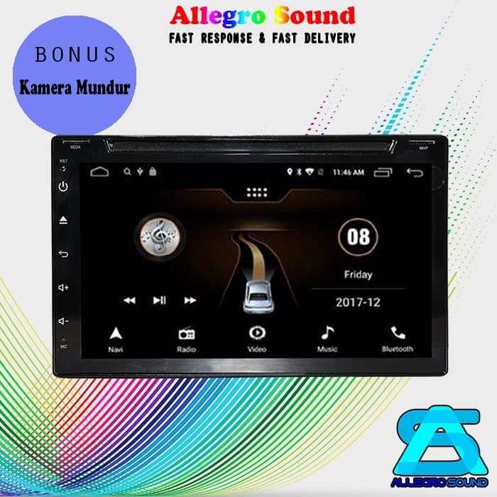 HEADUNIT TOMIKO 7089 UNIVERSAL