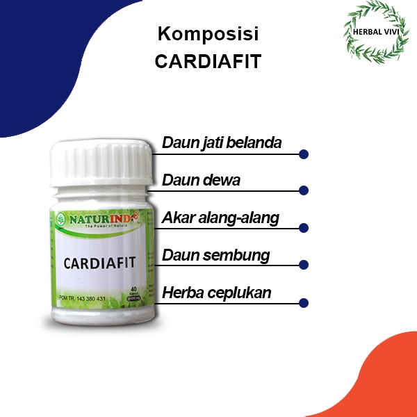 CARDIAFIT Obat Herbal Jantung Koroner Dengan Gejala Nyeri Dada Berdebar Sesak Nafas Dan Nyeri Bahu-2