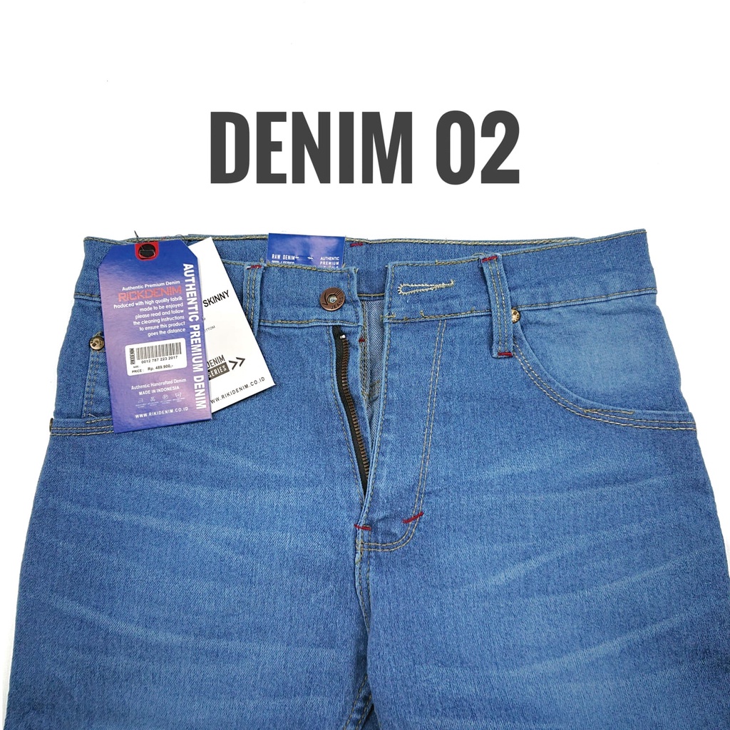 Celana Jeans Pensil Skinny Slimfit Panjang Slim Fit Pria Premium Levis Lepis Denim Size 28-33 GMK