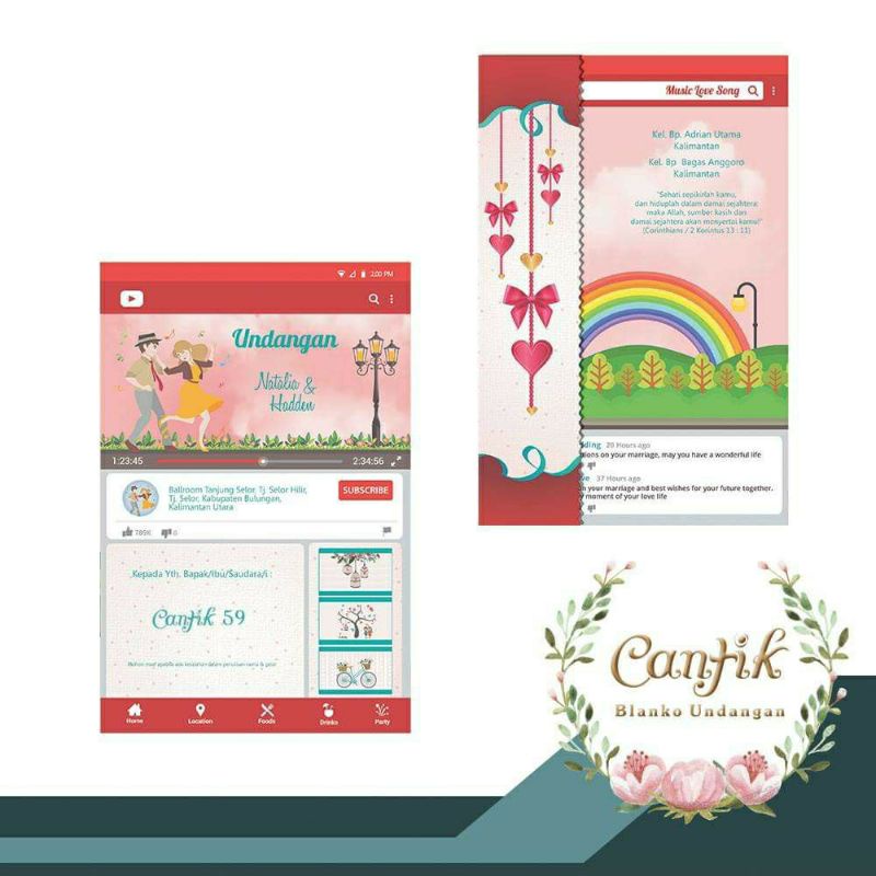 

UNDANGAN NIKAH & KHITAN ElEGAN