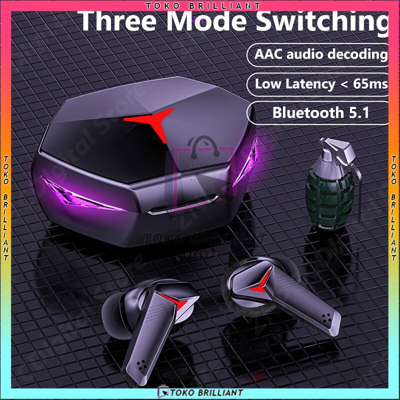 [BISA BAYAR COD] Headphone peredam bising Headphone bluetooth T33 headset gaming bluetooth nirkabel 5.1 stereo latensi sangat rendah