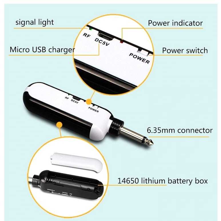 Rellent Mikrofon Karaoke Mic Wireless Portable KTV - D300 ( Mughnii )