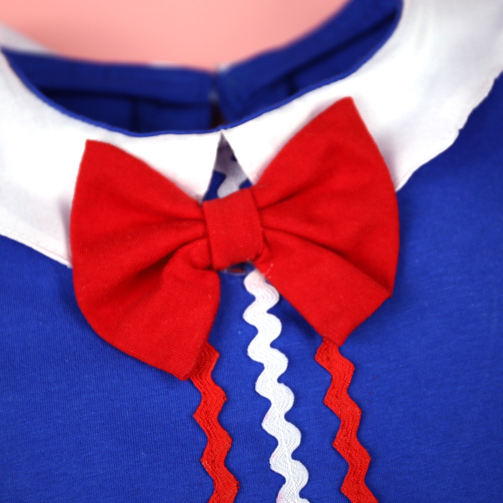 Ermon Baby - Jumper Bayi Perempuan Jumper Baby Cewek Lucu Karakter Snow White + Bando Usia 0 - 12 Bulan