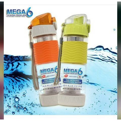Botol Minum Mega 6 Far Infrared Hydrogen Water 600ml