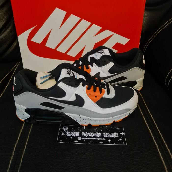 Nike Air Max 90 GS LTR "White/Turf Orange/Aquamarine" Original BNIB