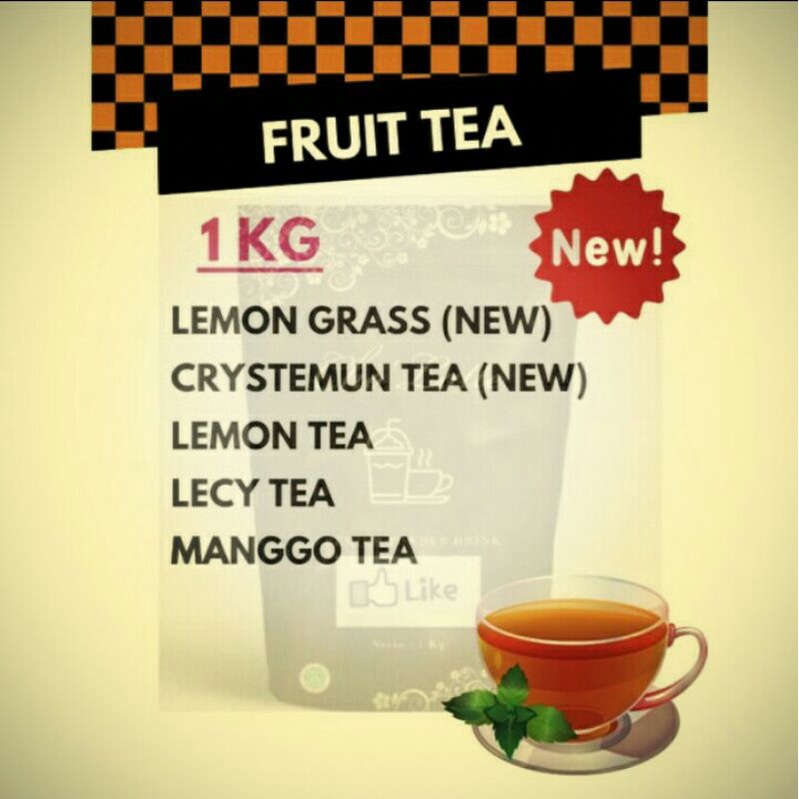 

Serbuk Minuman Kiloan Aneka Rasa Varian Fruit Tea Promo Murah Ecolatte