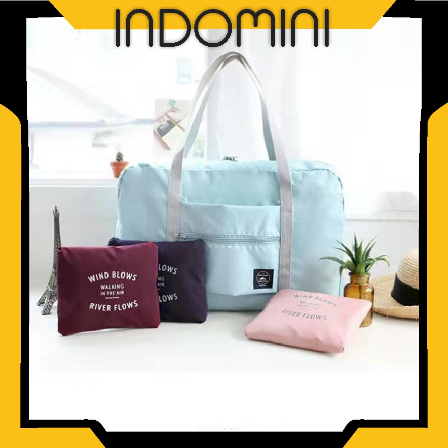 INDOMINI R585 Tas Travel Lipat Besar Hand Carry Bag Waterproof Fold Bag Organizer