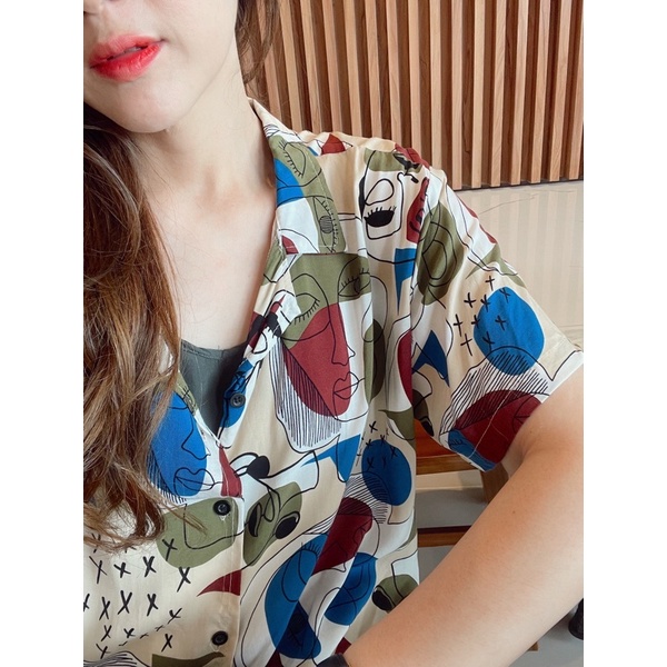 Consennso printed daily blouse