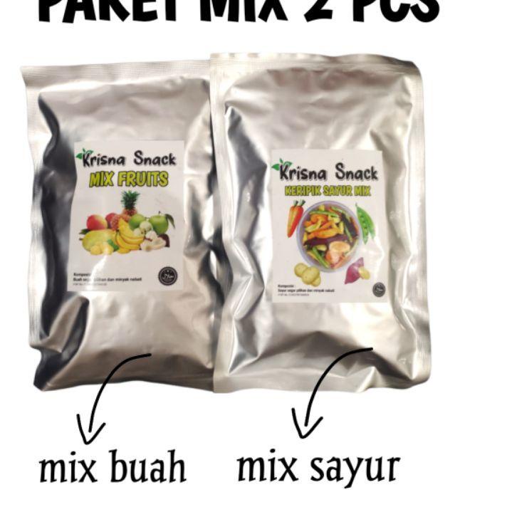 

ㆊQ PAKET MIX KERIPIK 2 PCS (MIX BUAH DAN MIX SAYUR) STOK BANYAK 2892 ◉