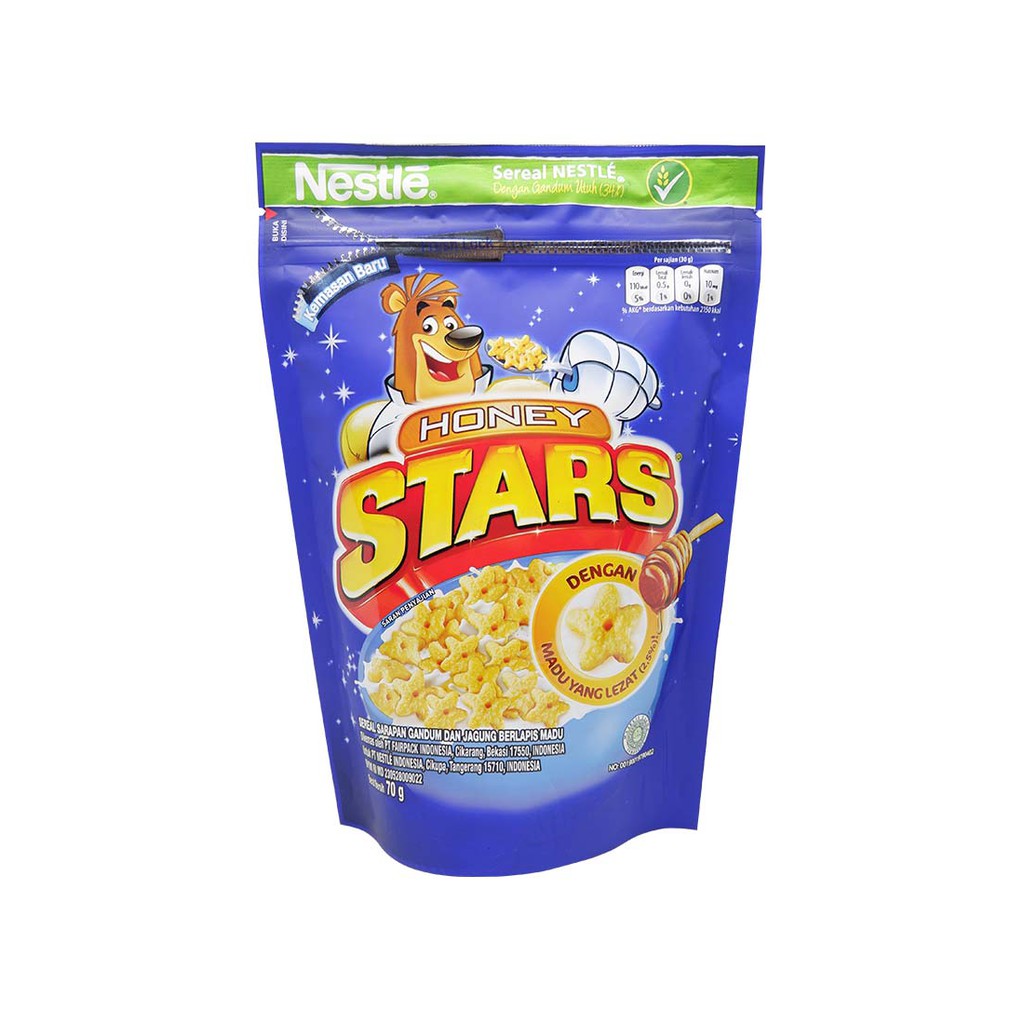 

Nestle Cereal Breakfast Honey Stars 70G