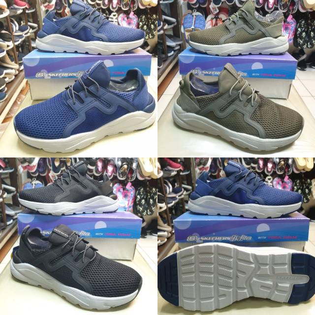 Skechers verrado man + lengkap box