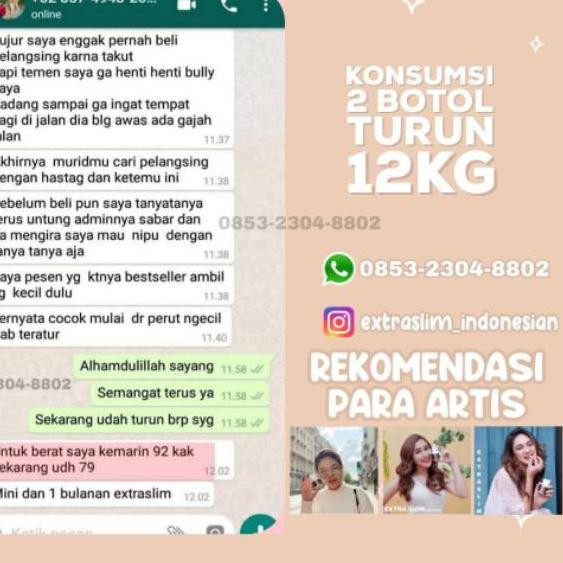 Menarik - PELANGSING SFT EXTRA SLIM ORIGINAL (PAKET SILVER) TARGET TURUN 7-10 Kg