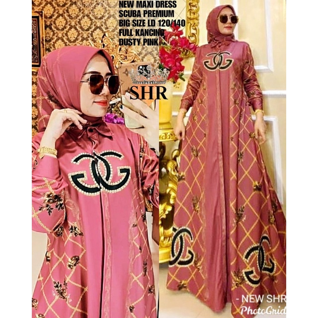 SHR BEST SELLER JUMBO MAXI DRES BUNGA SULTAN ORI 100%