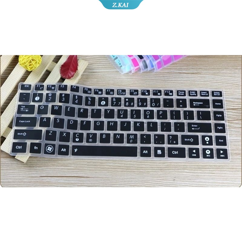 Skin Cover Pelindung Keyboard Bahan Silikon TPU Untuk Asus K40 X455 X450 X453 A455 A50 X441 A80 K43 X401 14 &quot;