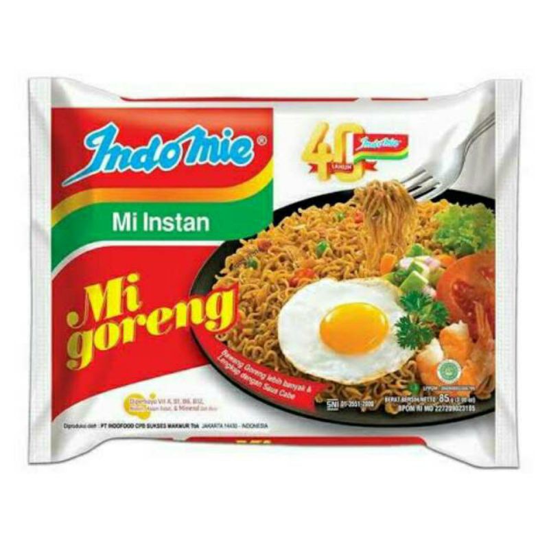 

Indomie Mie Goreng Kemasan 80 gr