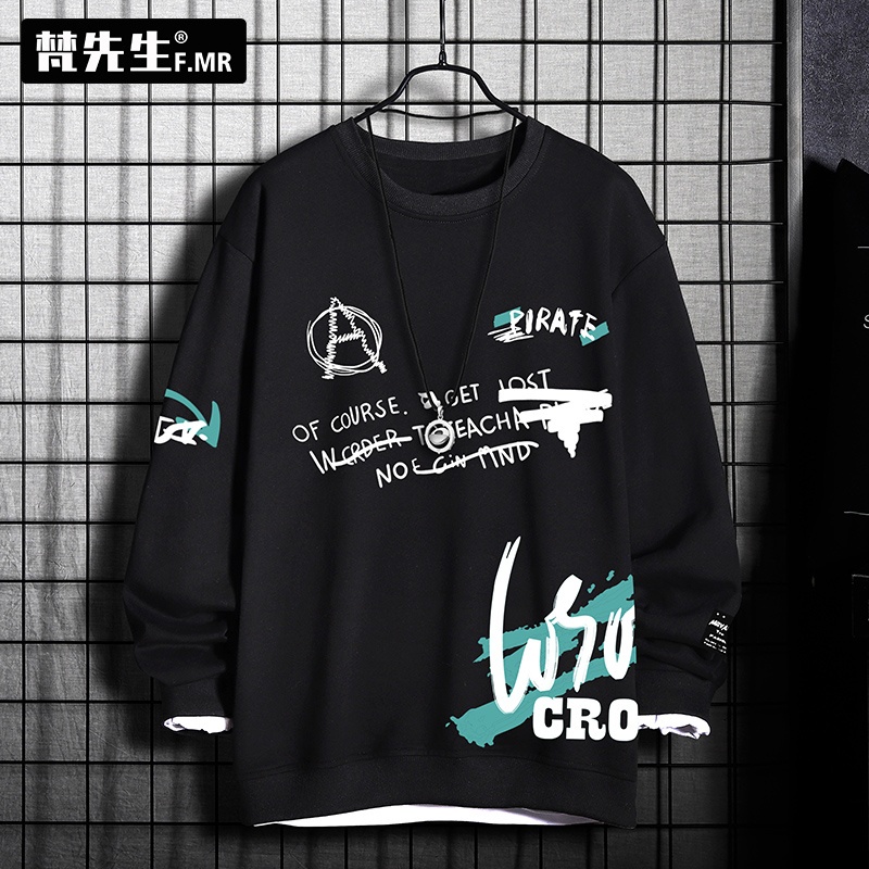 Baju Kaos Sweater Sweathirt  Atasan Kasual  Pria Pirate  Lengan Panjang